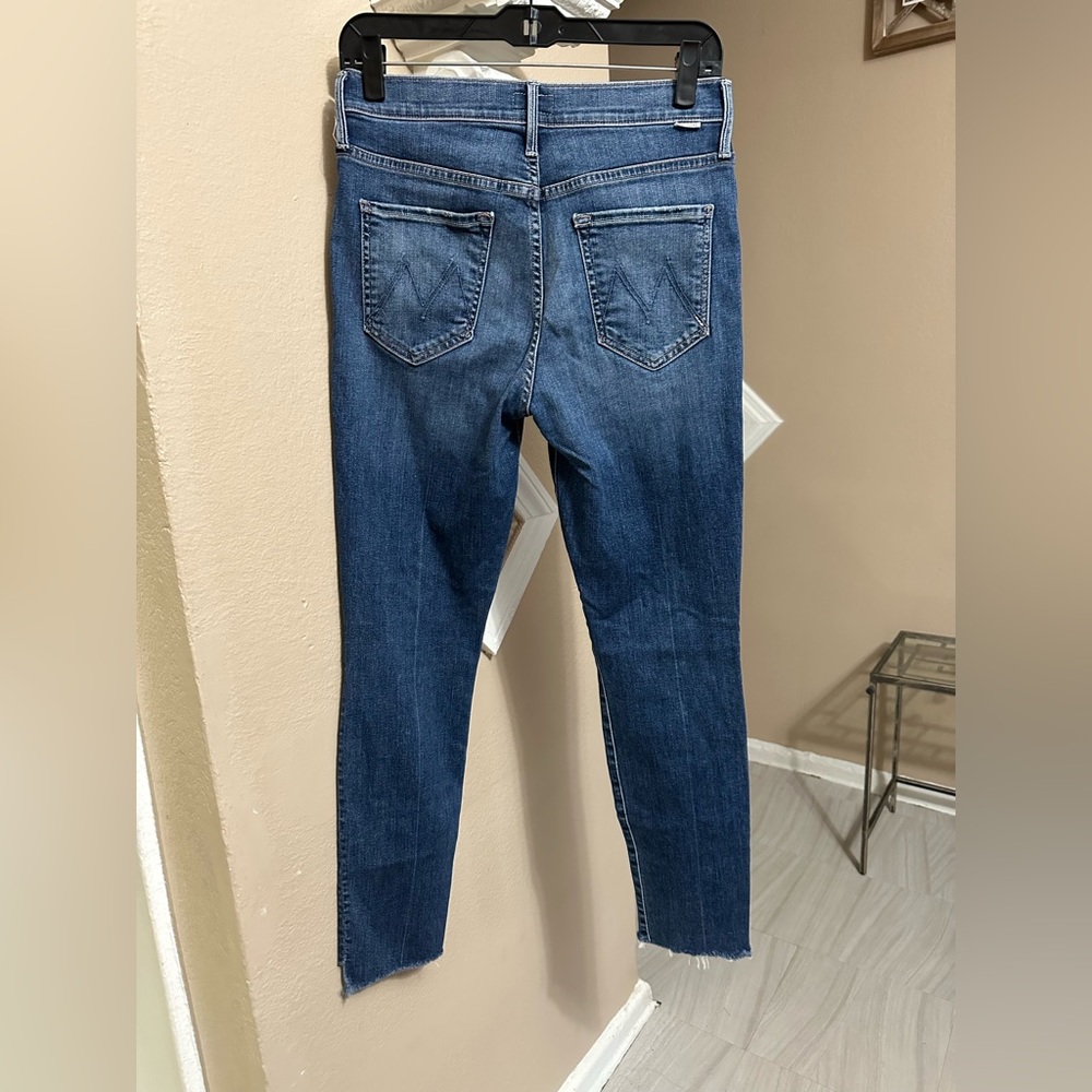 MOTHER ankle Women Blue Jeans - Picture 2 of 15